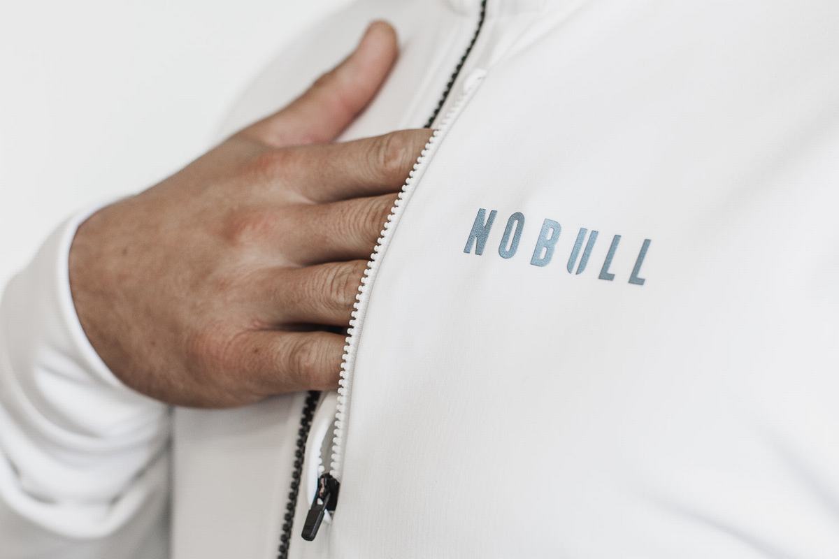 Nobull Softshell Jassen Heren Wit | 645028-XPE