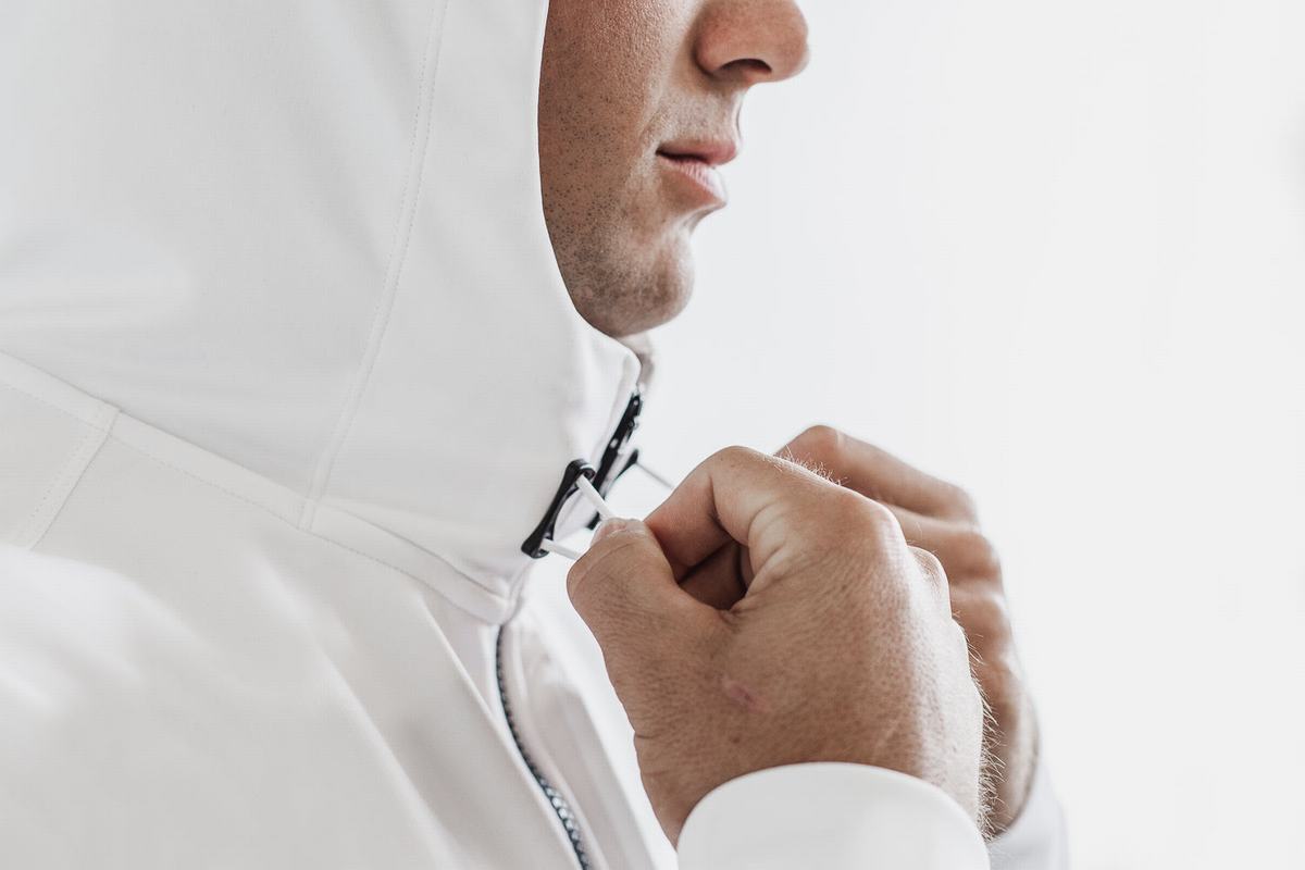 Nobull Softshell Jassen Heren Wit | 645028-XPE