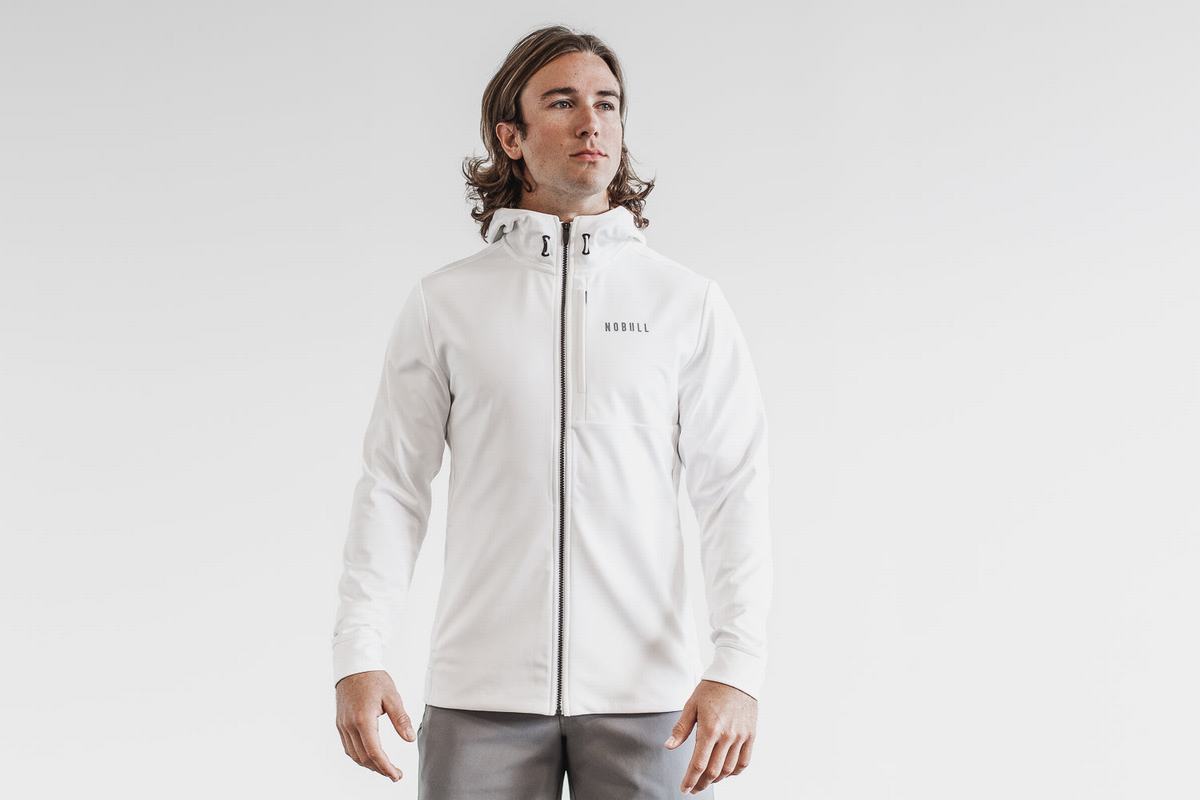 Nobull Softshell Jassen Heren Wit | 645028-XPE
