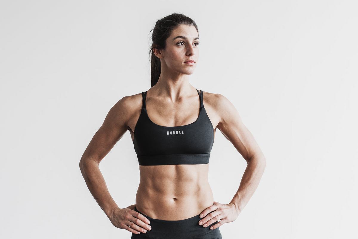 Nobull Sport Bh Dames Zwart | 152649-OZN