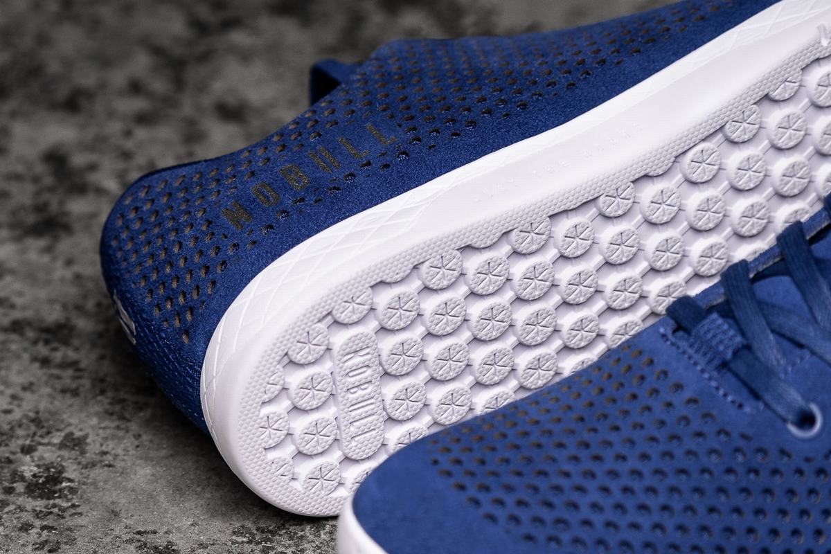 Nobull Suede Trainer Fitness Schoenen Dames Blauw | 859143-BWL