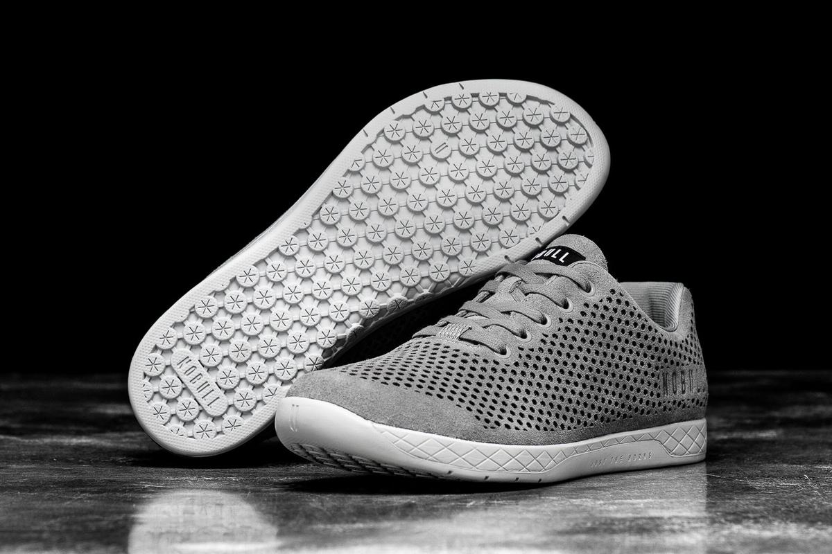 Nobull Suede Trainer Fitness Schoenen Heren Grijs | 687541-UMF