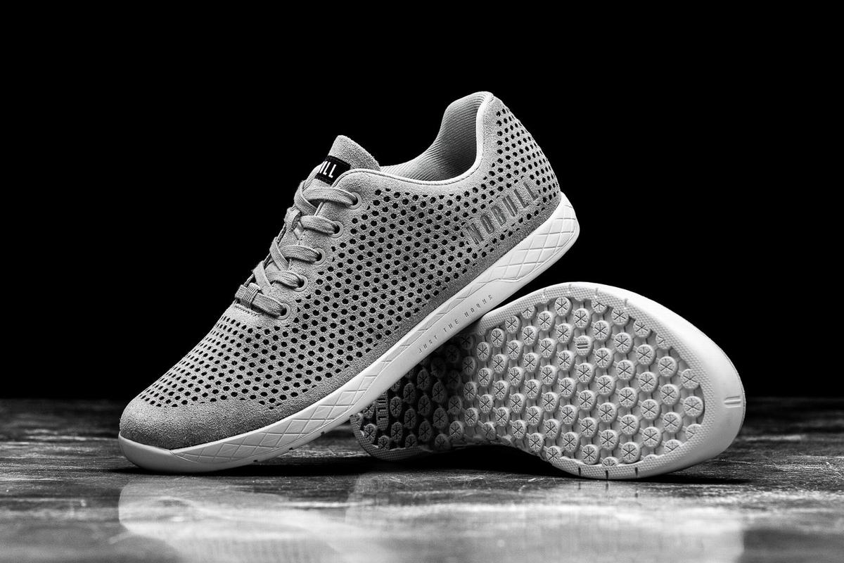 Nobull Suede Trainer Fitness Schoenen Heren Grijs | 687541-UMF