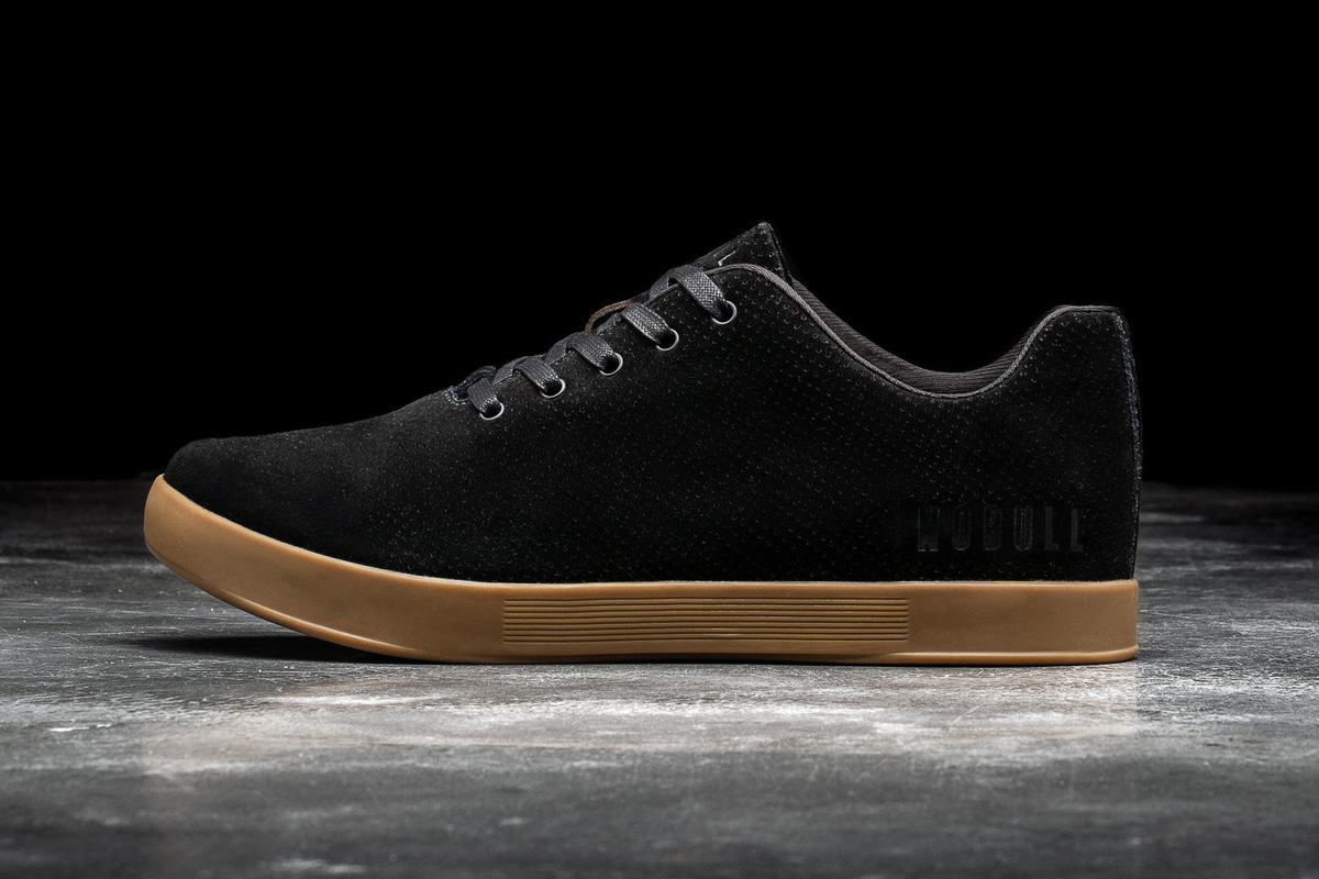 Nobull Suede Trainer Fitness Schoenen Heren Zwart | 934076-OGB