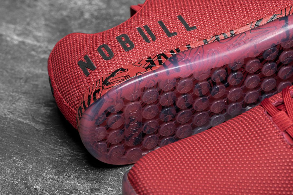 Nobull Superfabric All Love Trainer Fitness Schoenen Dames Rood | 903168-NBF