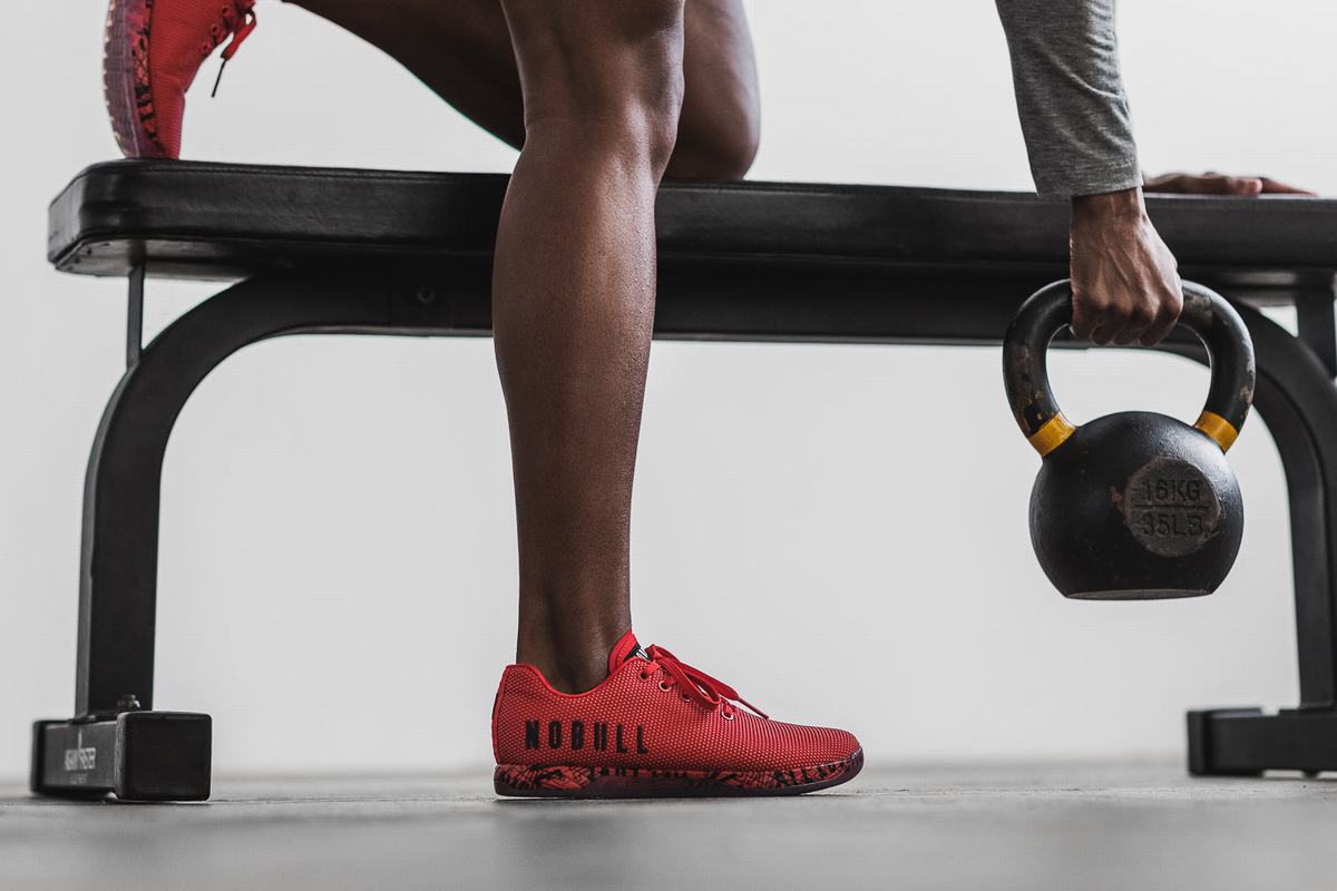 Nobull Superfabric All Love Trainer Fitness Schoenen Dames Rood | 903168-NBF