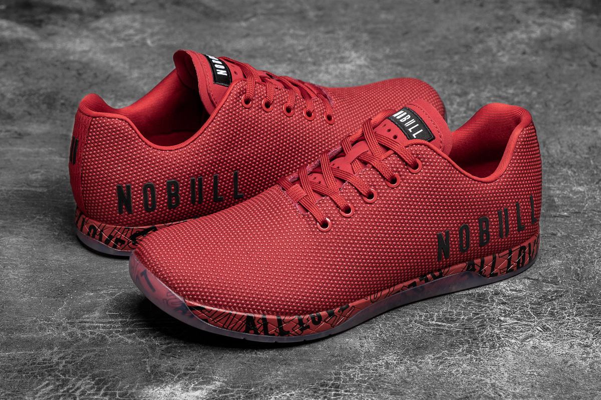 Nobull Superfabric All Love Trainer Fitness Schoenen Dames Rood | 903168-NBF