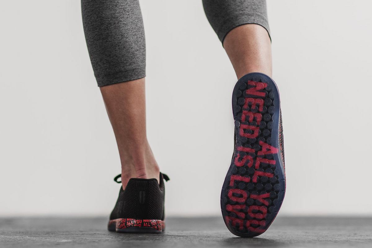 Nobull Superfabric All You Need Is Love Trainer Fitness Schoenen Dames Zwart | 512709-CPD