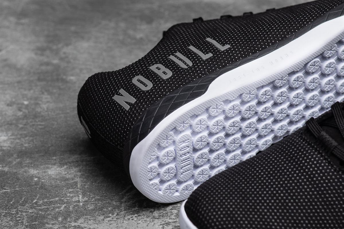 Nobull Superfabric And Trainer Fitness Schoenen Heren Zwart Wit | 362547-EQA