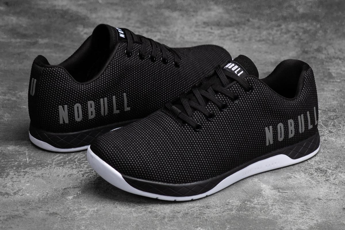 Nobull Superfabric And Trainer Fitness Schoenen Heren Zwart Wit | 362547-EQA