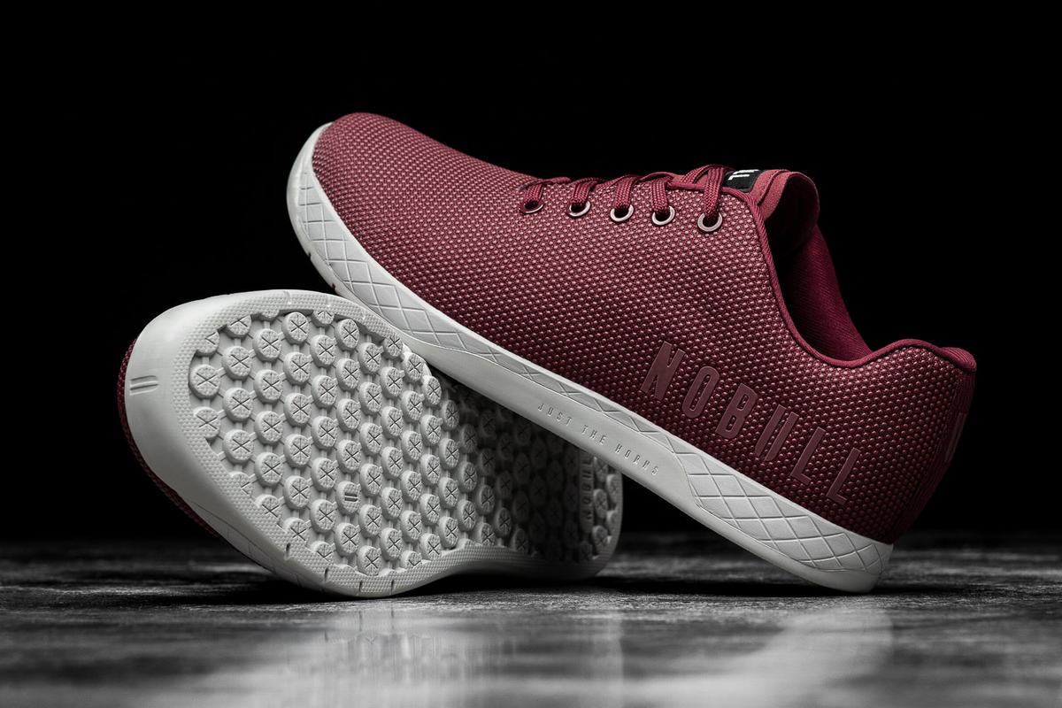 Nobull Superfabric Arctic Trainer Fitness Schoenen Heren Donkerrood | 584369-UPQ