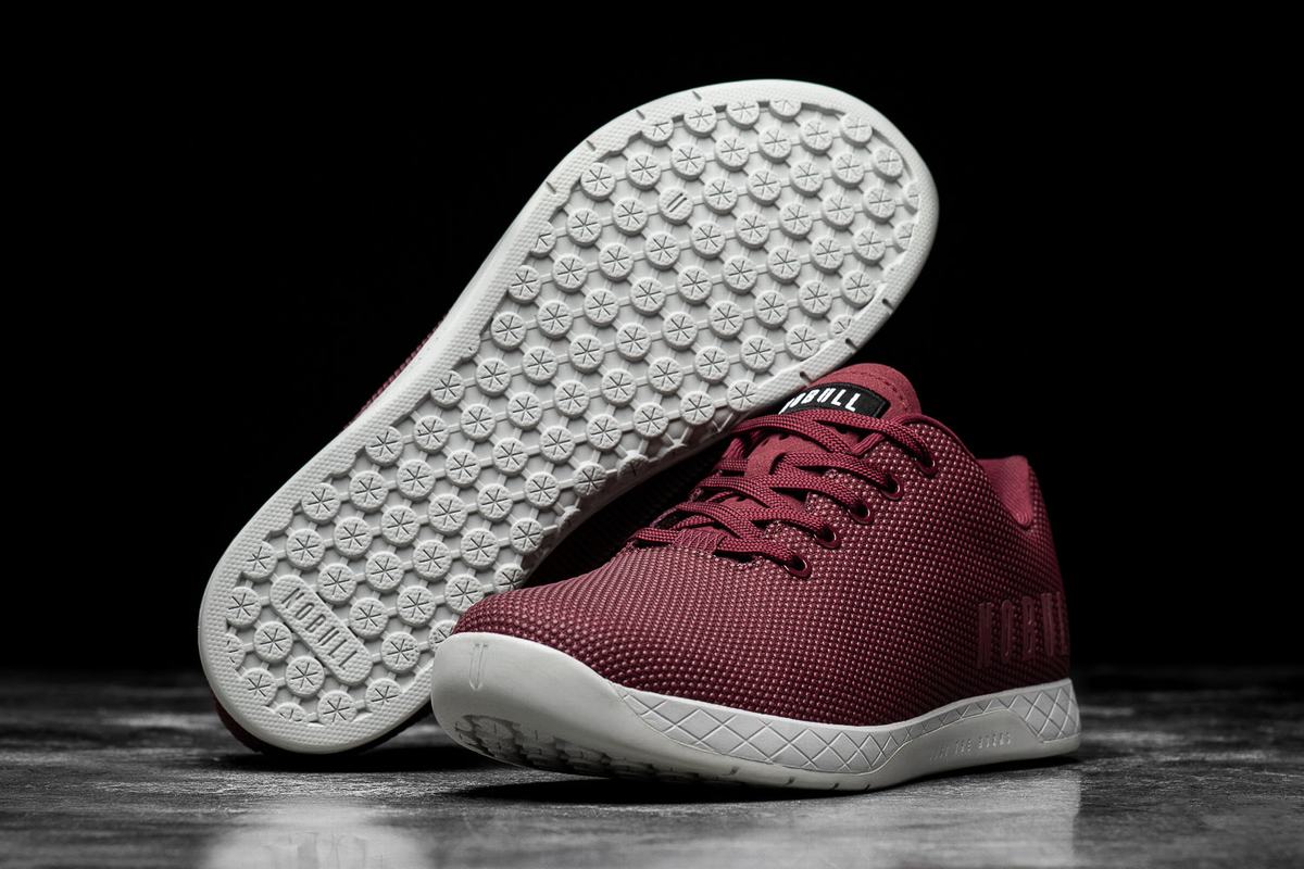 Nobull Superfabric Arctic Trainer Fitness Schoenen Heren Donkerrood | 584369-UPQ
