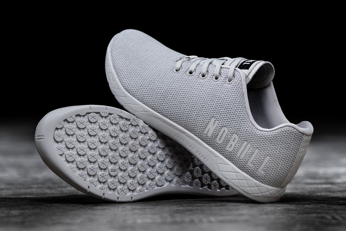 Nobull Superfabric Arctic Trainer Fitness Schoenen Dames Grijs | 678315-STC