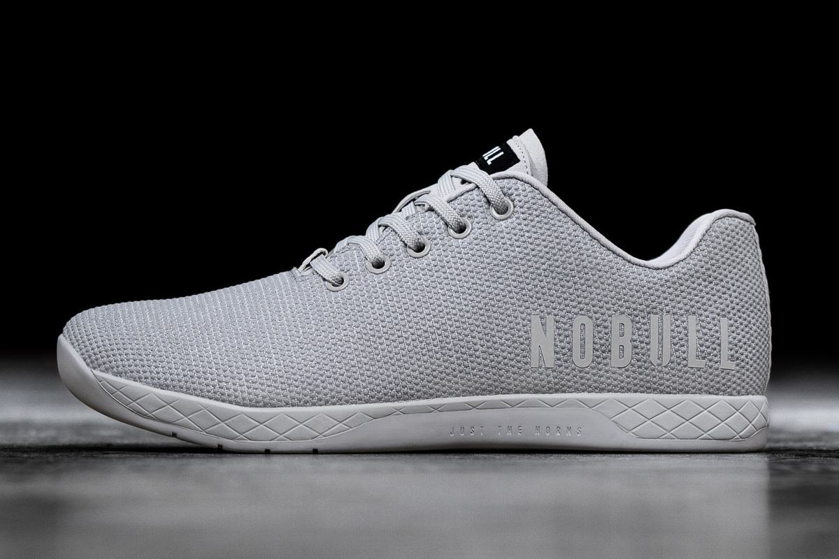 Nobull Superfabric Arctic Trainer Fitness Schoenen Dames Grijs | 678315-STC