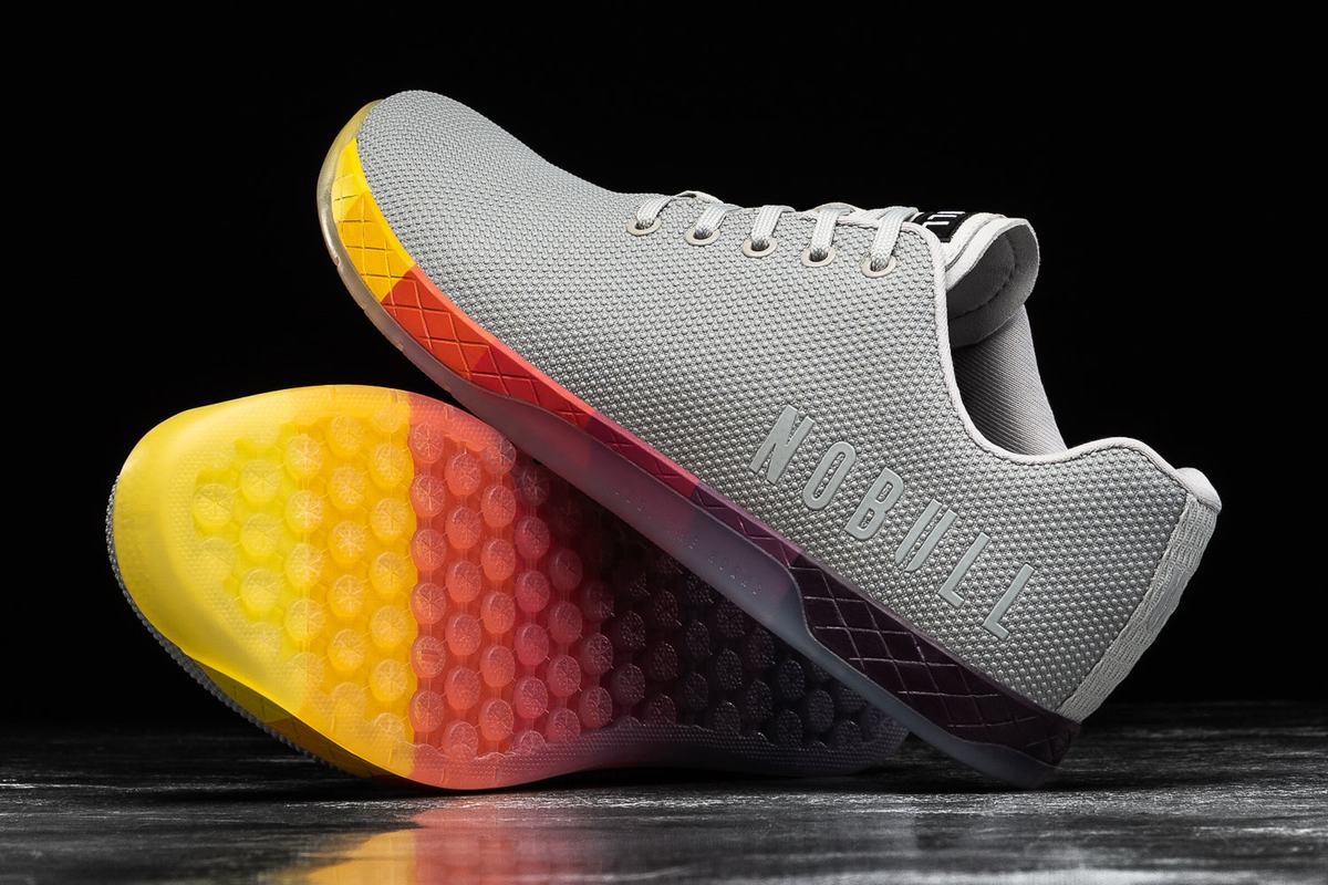 Nobull Superfabric Arctic Trainer Fitness Schoenen Heren Geel | 694587-JKD