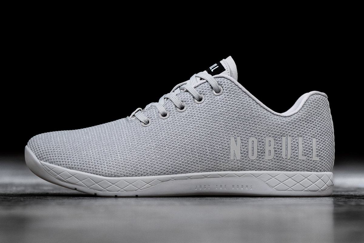 Nobull Superfabric Arctic Trainer Fitness Schoenen Heren Grijs | 746203-LXM