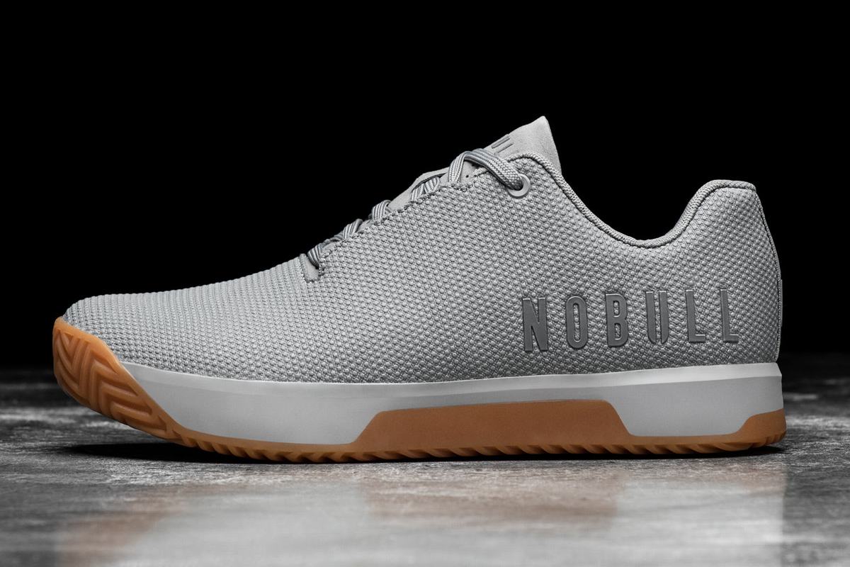 Nobull Superfabric Arctic Trainer Fitness Schoenen Heren Grijs Bruin | 783496-YRV