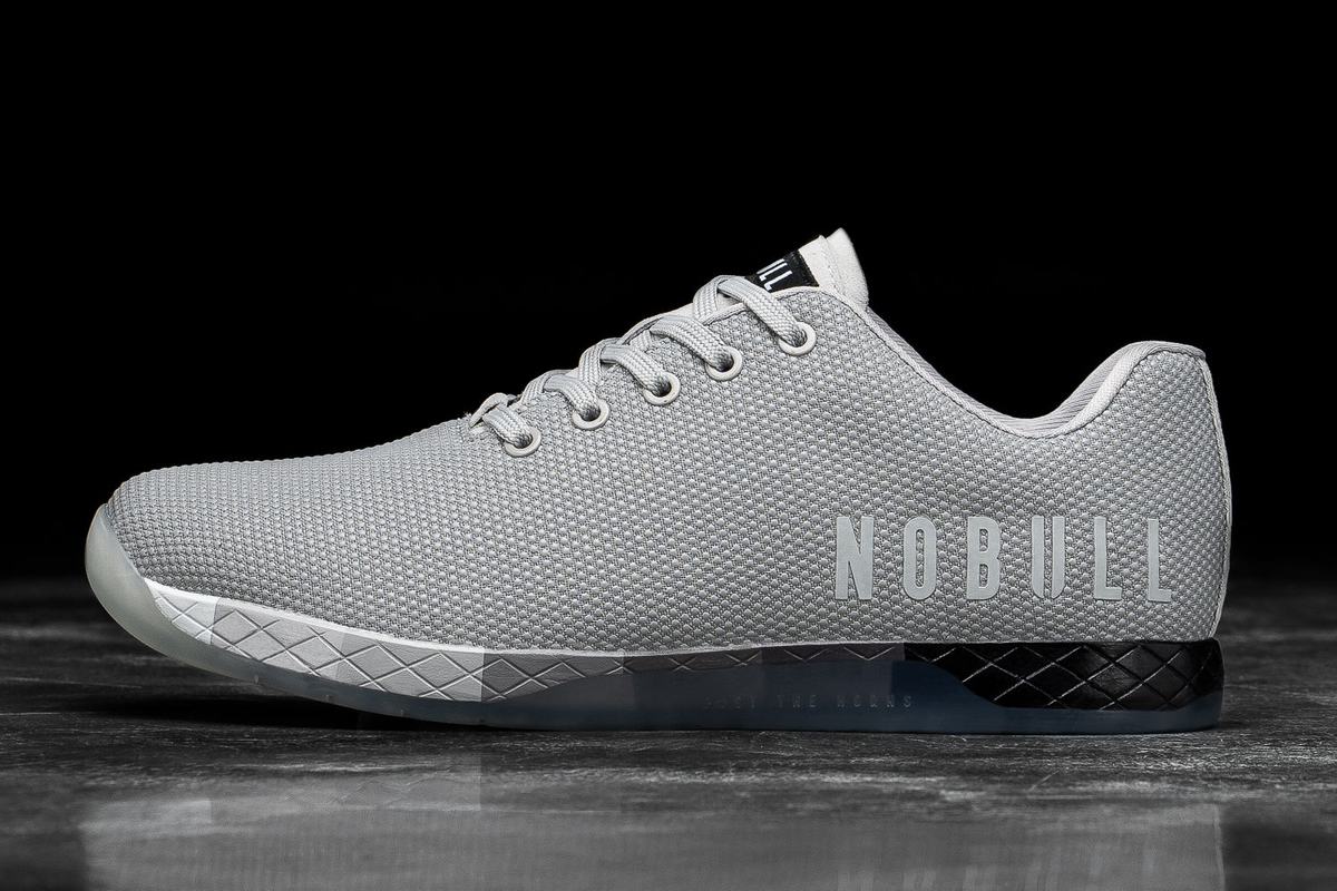 Nobull Superfabric Arctic Trainer Fitness Schoenen Dames Grijs | 952817-SRG