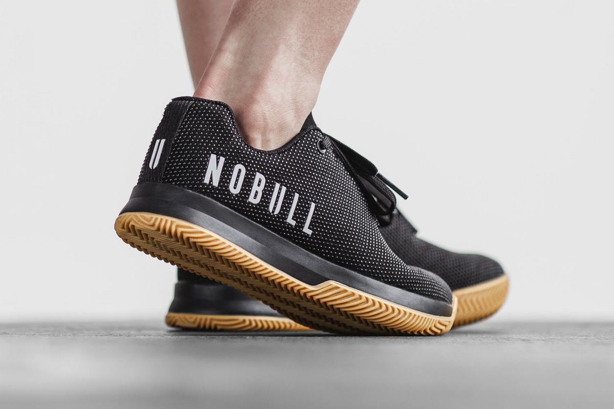Nobull Superfabric Court Trainer Fitness Schoenen Dames Zwart | 096834-MZP