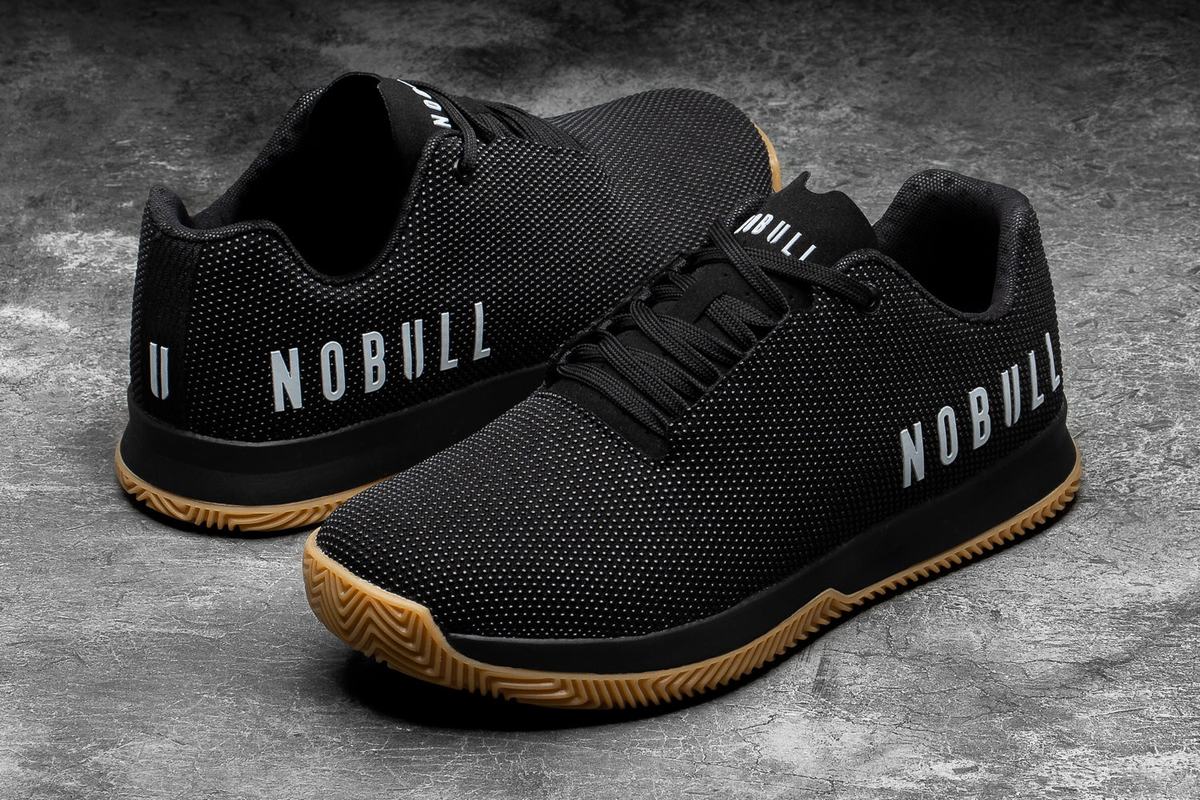 Nobull Superfabric Court Trainer Fitness Schoenen Dames Zwart | 096834-MZP