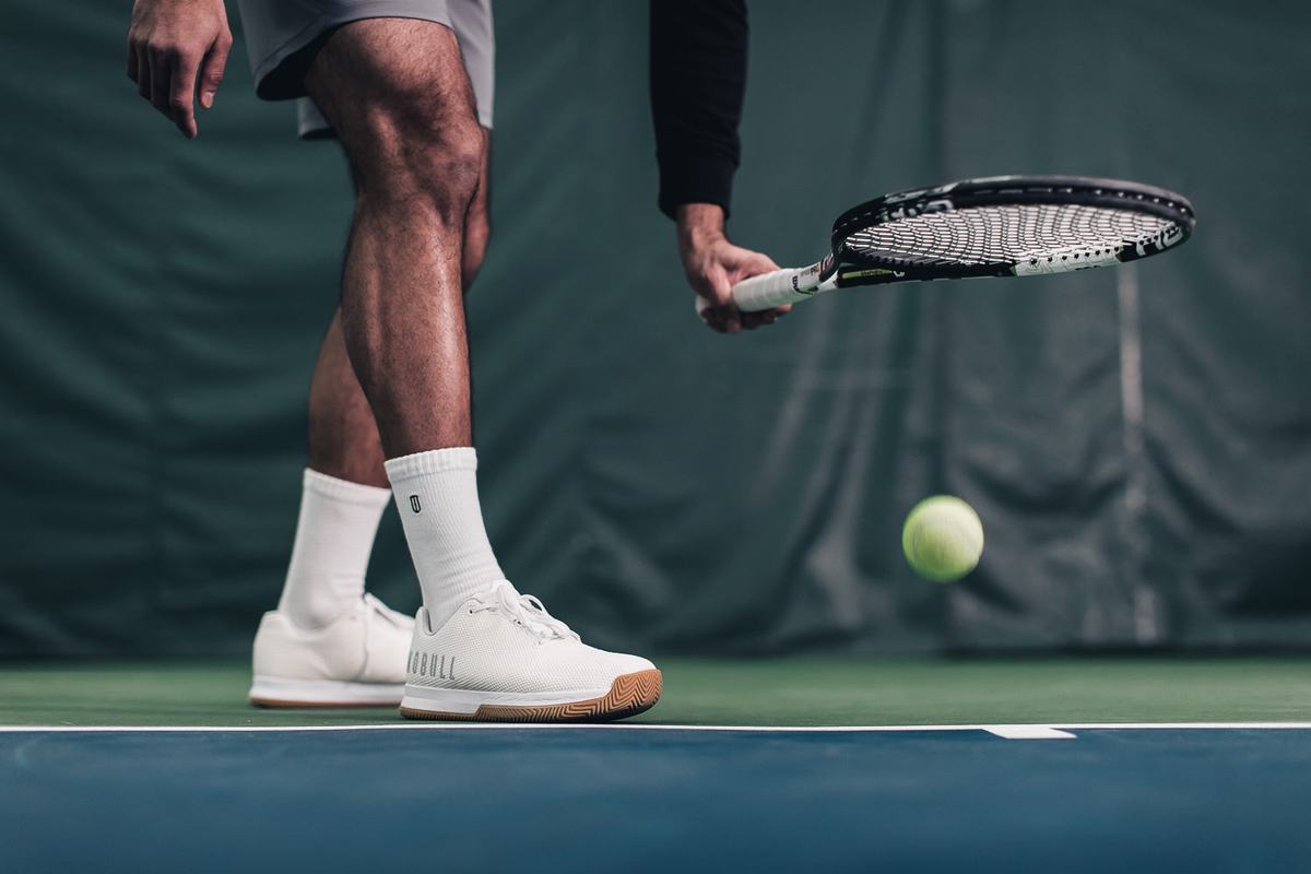 Nobull Superfabric Court Trainer Fitness Schoenen Heren Wit | 108329-EAX