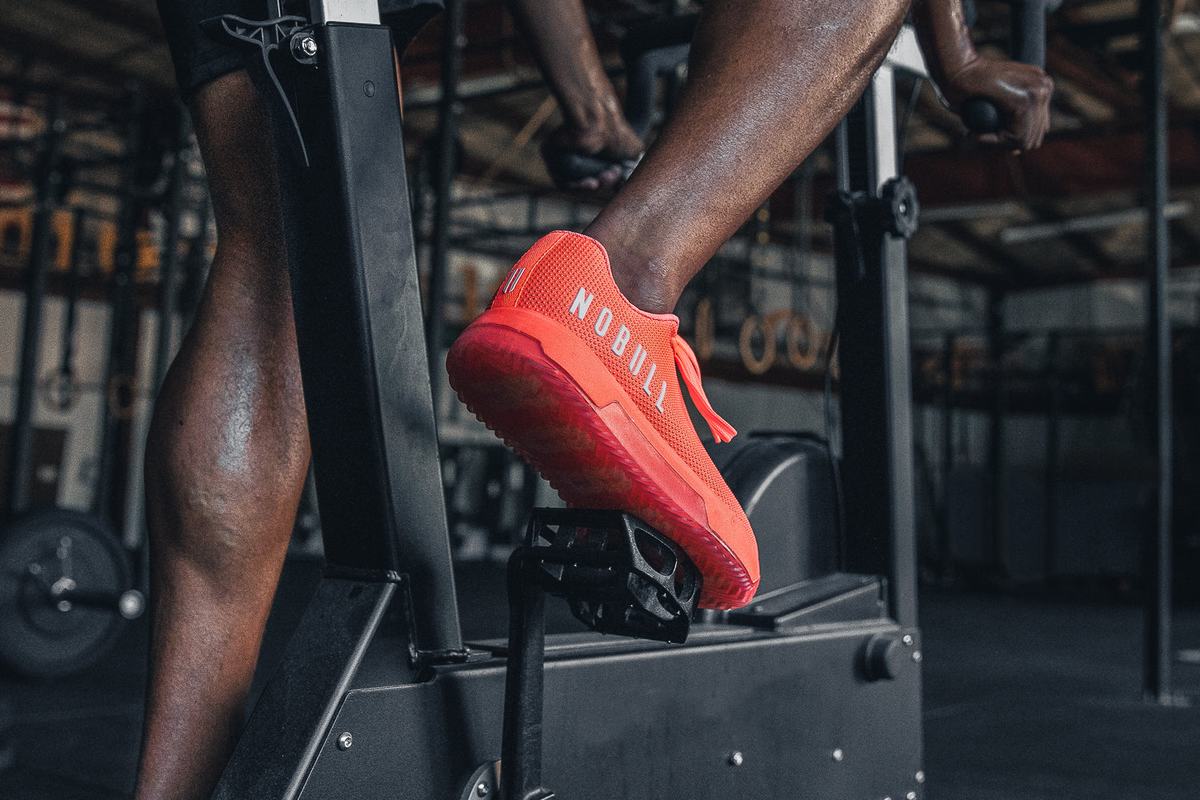 Nobull Superfabric Crossfit® Neon Trainer Crossfit Schoenen Heren Koraal | 286743-LBG