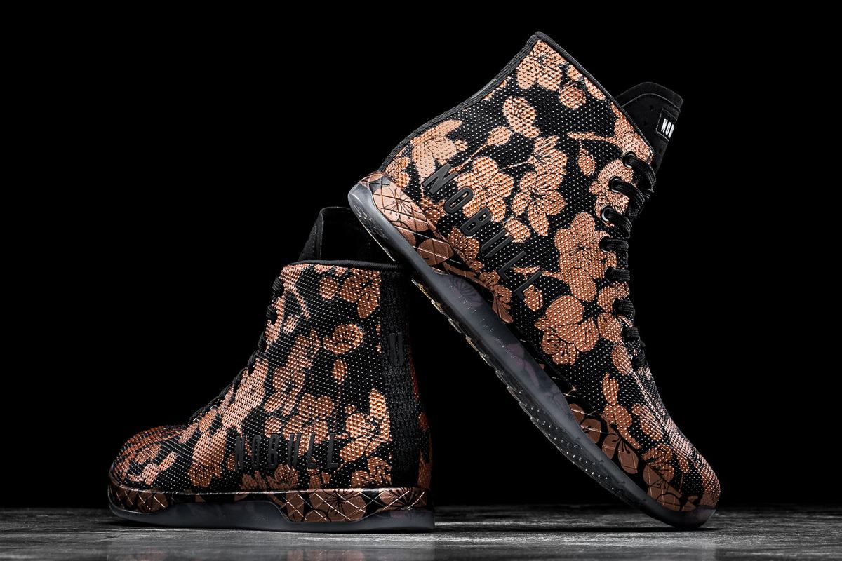 Nobull Superfabric High-Top Trainer Fitness Schoenen Dames Roze Goud Roze | 137502-AQR