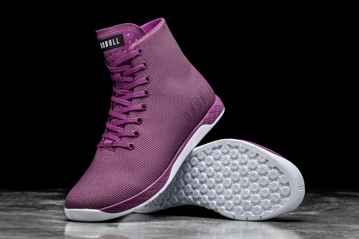 Nobull Superfabric High-Top Trainer Fitness Schoenen Heren Dieppaars | 325417-DFN