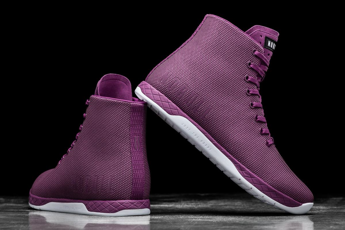 Nobull Superfabric High-Top Trainer Fitness Schoenen Heren Dieppaars | 325417-DFN