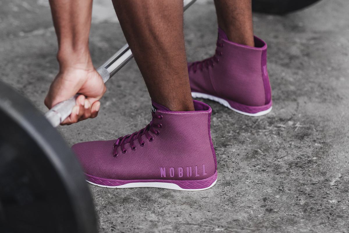Nobull Superfabric High-Top Trainer Fitness Schoenen Heren Dieppaars | 325417-DFN