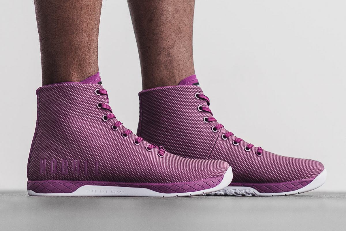 Nobull Superfabric High-Top Trainer Fitness Schoenen Heren Dieppaars | 325417-DFN