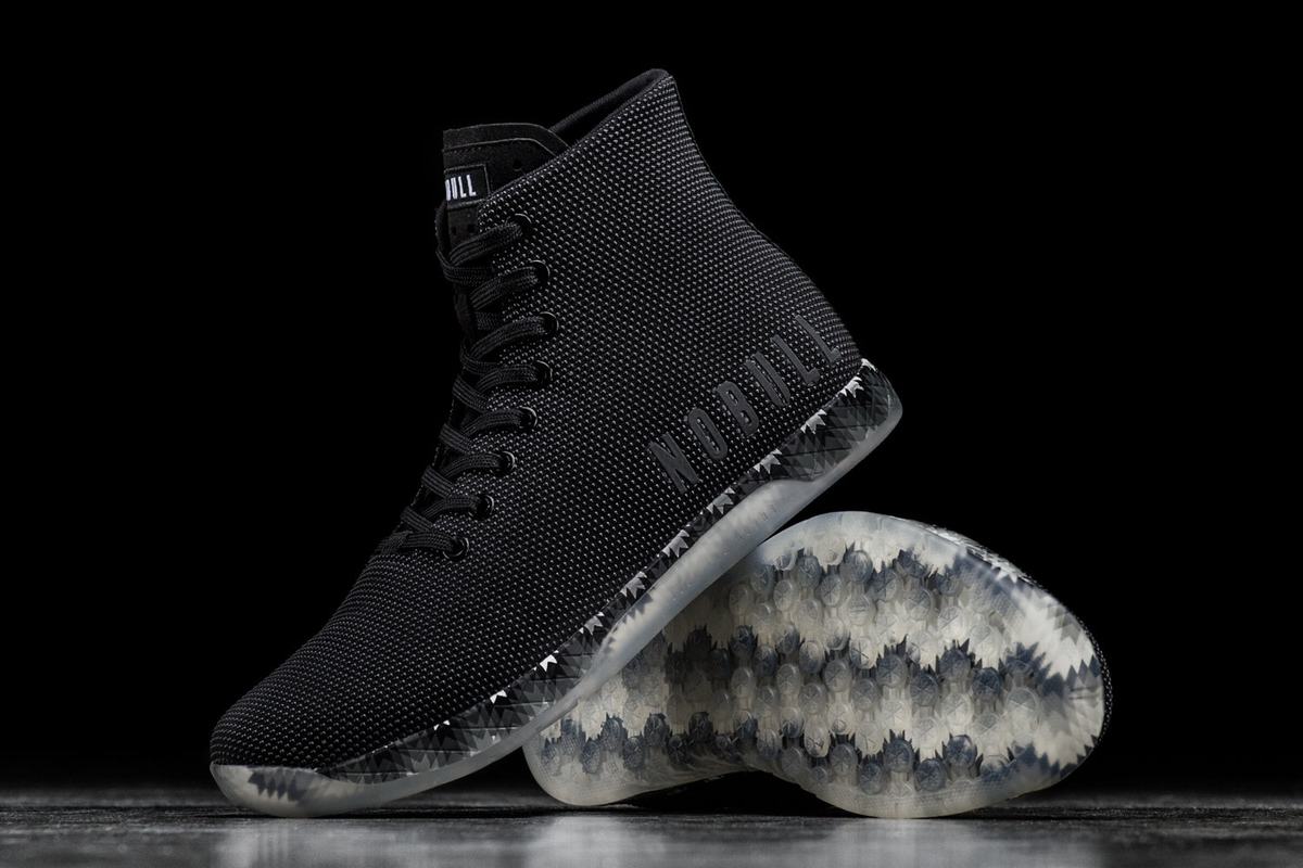 Nobull Superfabric High-Top Trainer Fitness Schoenen Heren Zwart | 568390-HYW