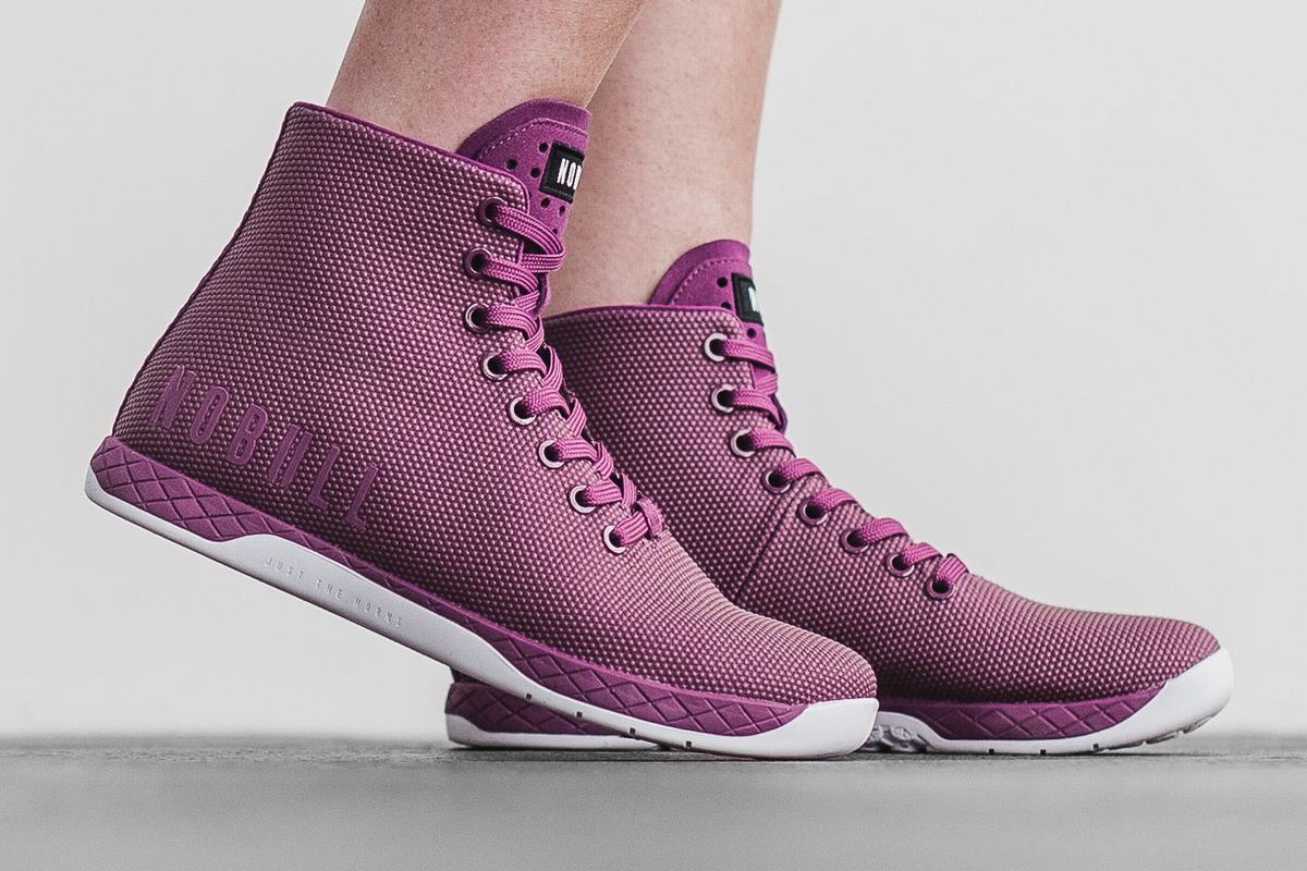 Nobull Superfabric High-Top Trainer Fitness Schoenen Dames Dieppaars | 579082-OAC