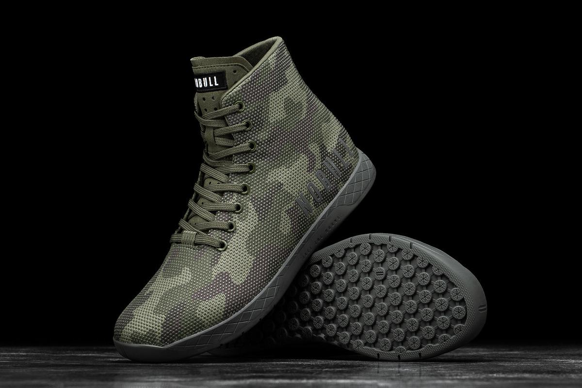 Nobull Superfabric High-Top Trainer Fitness Schoenen Heren Camo | 641702-KNL