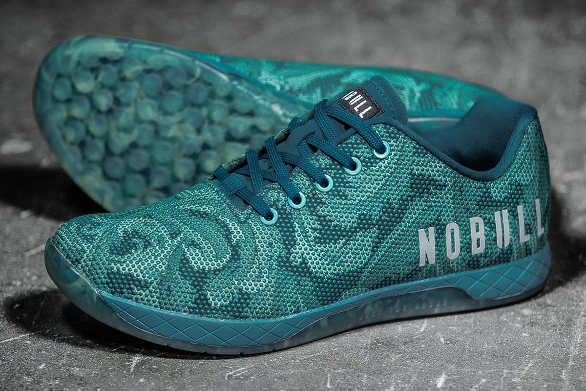 Nobull Superfabric Leaf Trainer Fitness Schoenen Dames Groen | 938054-ZBR