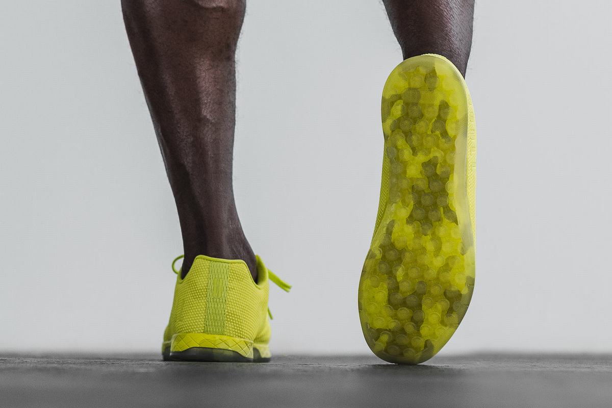 Nobull Superfabric Neon Trainer Fitness Schoenen Heren Lichtgroen Camo | 253170-XMA
