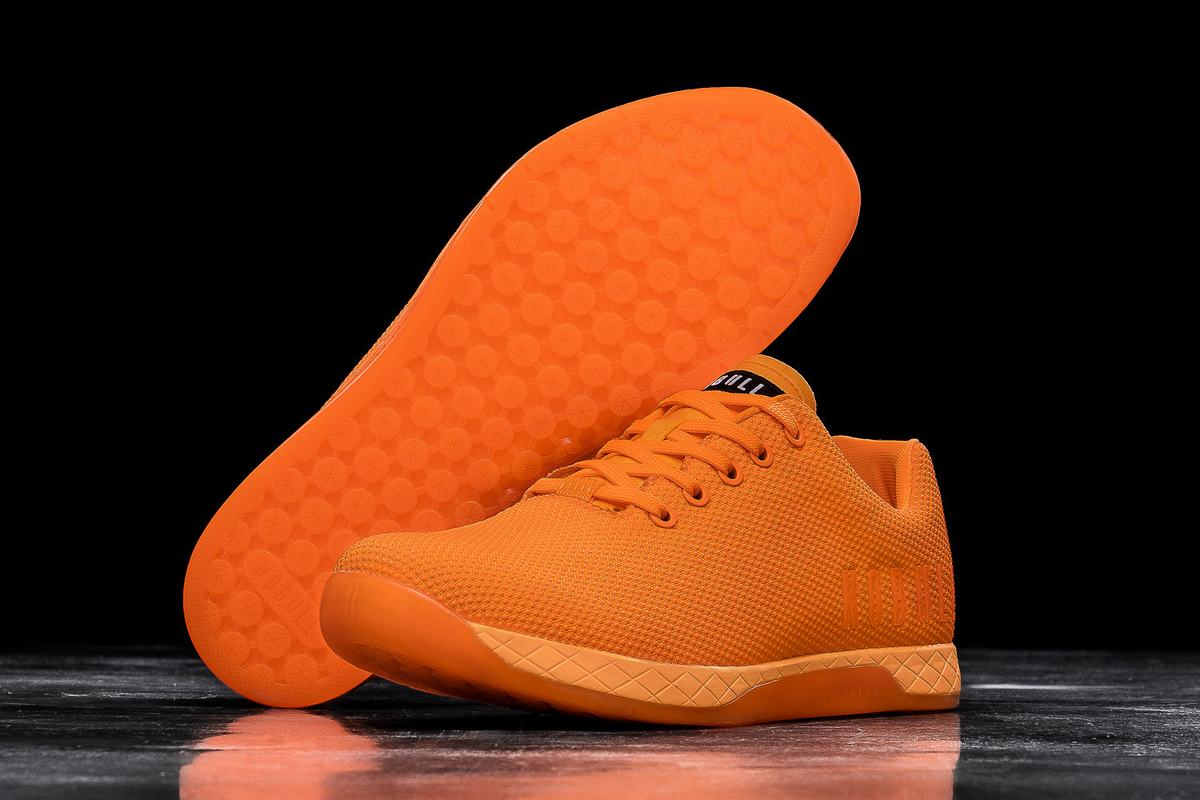 Nobull Superfabric Neon Trainer Fitness Schoenen Heren Oranje | 504987-CYS