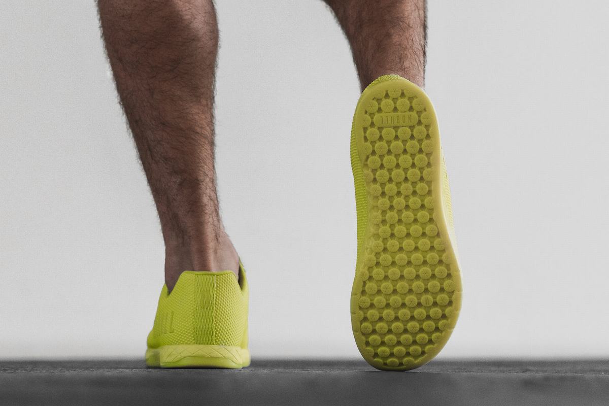 Nobull Superfabric Neon Trainer Fitness Schoenen Heren Lichtgroen | 524783-AQC