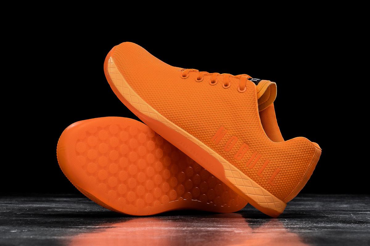 Nobull Superfabric Neon Trainer Fitness Schoenen Dames Oranje | 581940-NDO