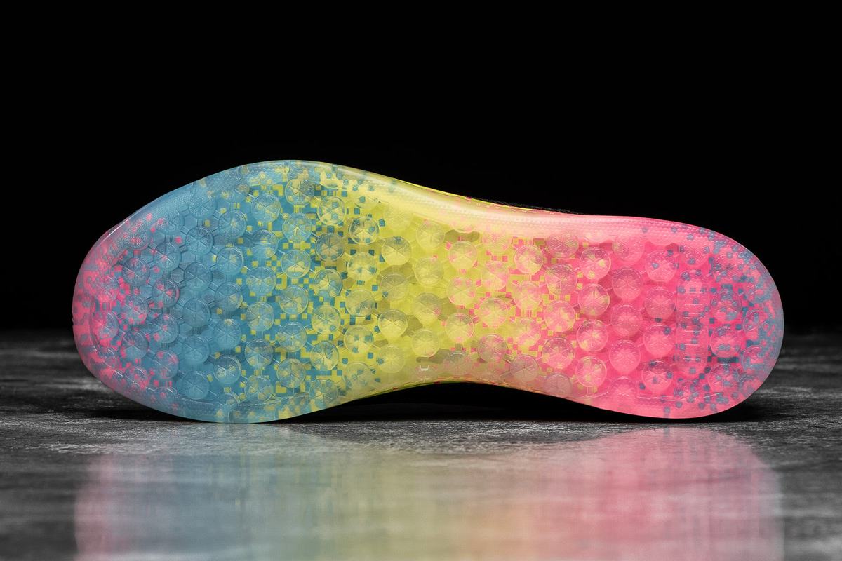 Nobull Superfabric Neon Trainer Fitness Schoenen Heren Zwart | 934025-OTS