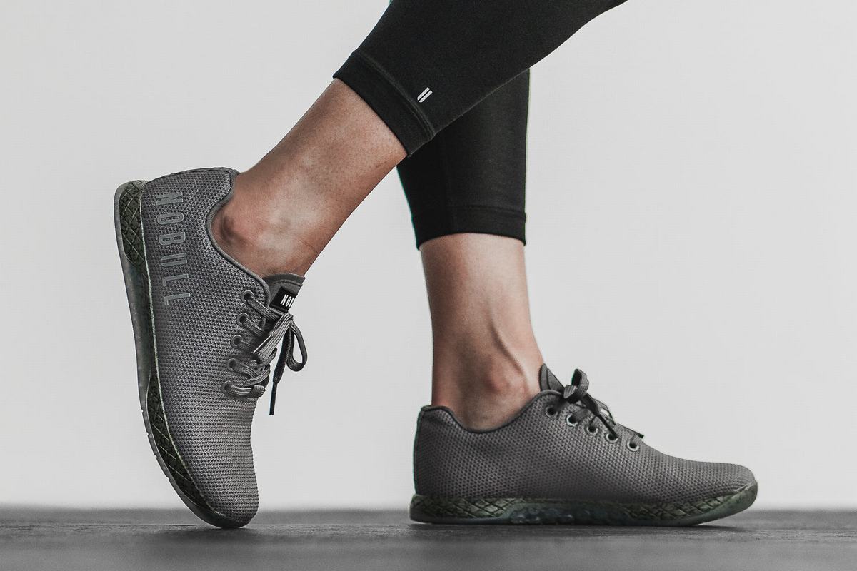 Nobull Superfabric Notebook Trainer Fitness Schoenen Dames Donkergrijs | 024173-DLQ
