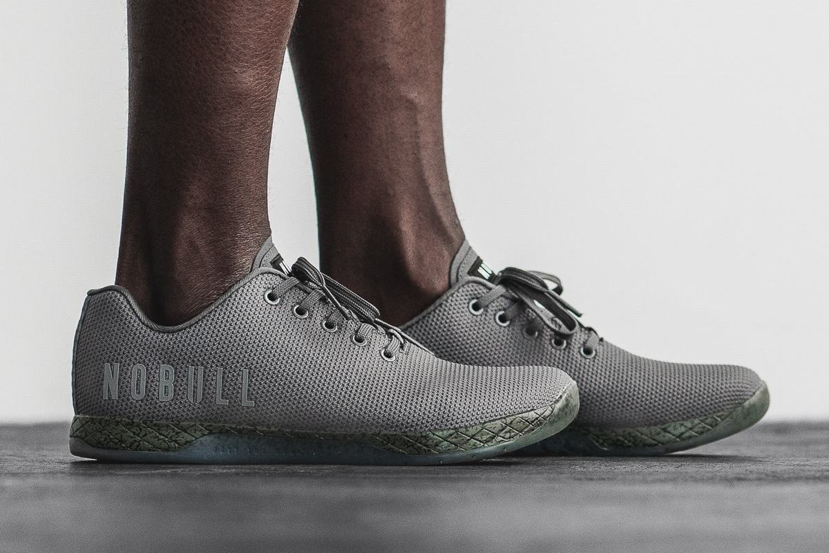 Nobull Superfabric Notebook Trainer Fitness Schoenen Heren Donkergrijs | 345209-DWR