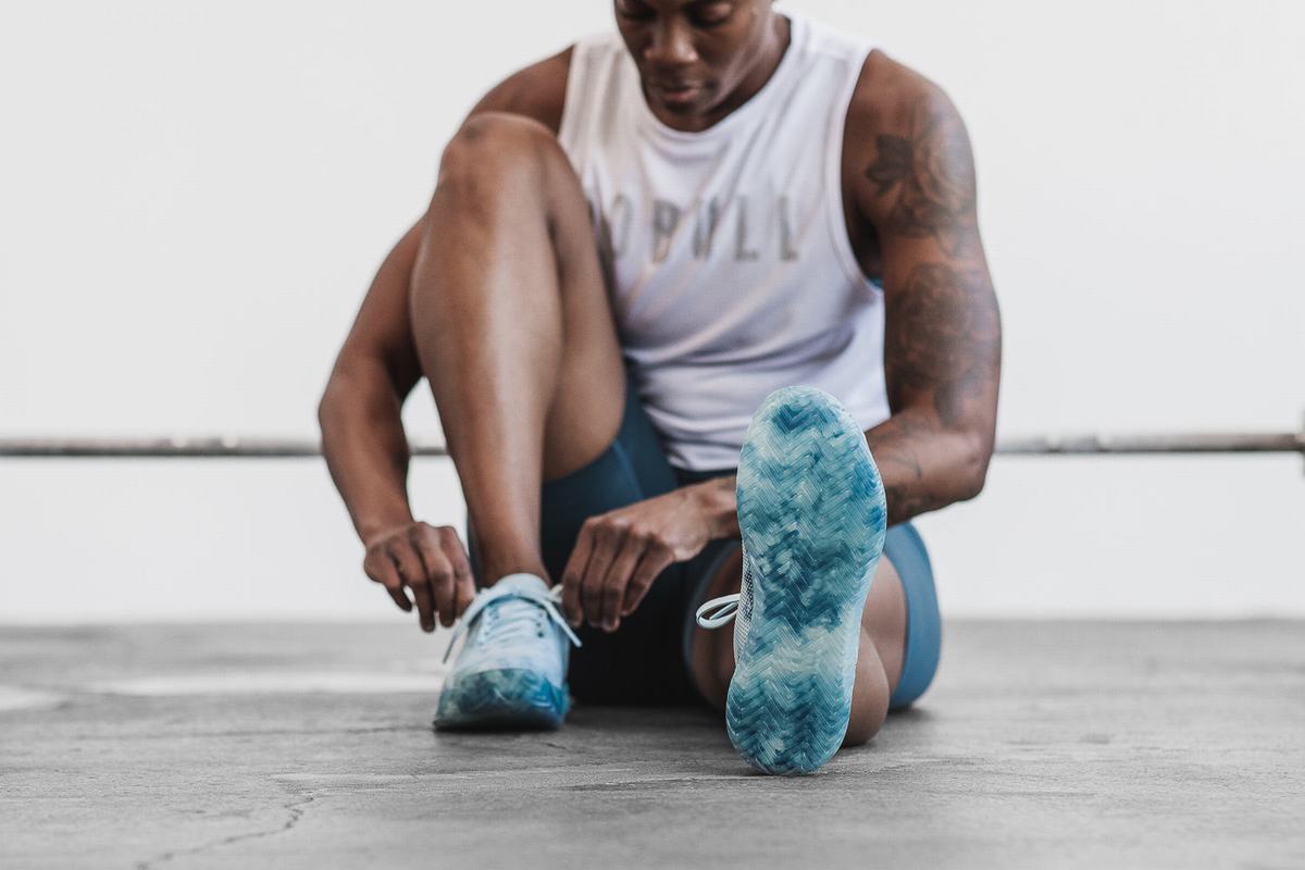 Nobull Superfabric Tie-Dye Trainer Fitness Schoenen Dames Mintgroen | 095743-YJZ