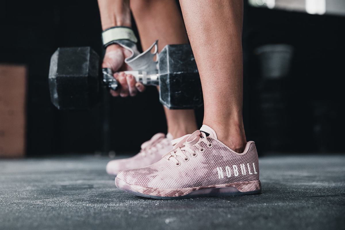 Nobull Superfabric Tie-Dye Trainer Fitness Schoenen Dames Roze | 269745-AMV