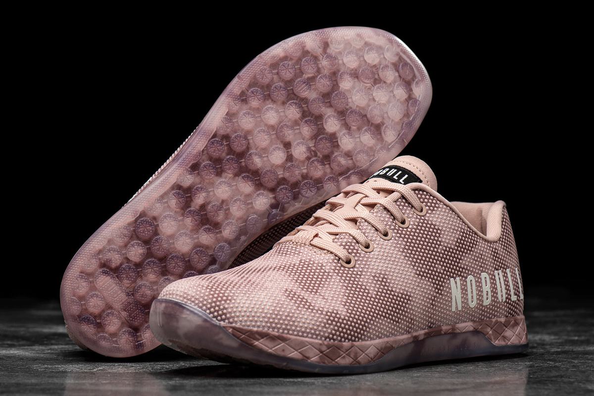 Nobull Superfabric Tie-Dye Trainer Fitness Schoenen Dames Roze | 269745-AMV
