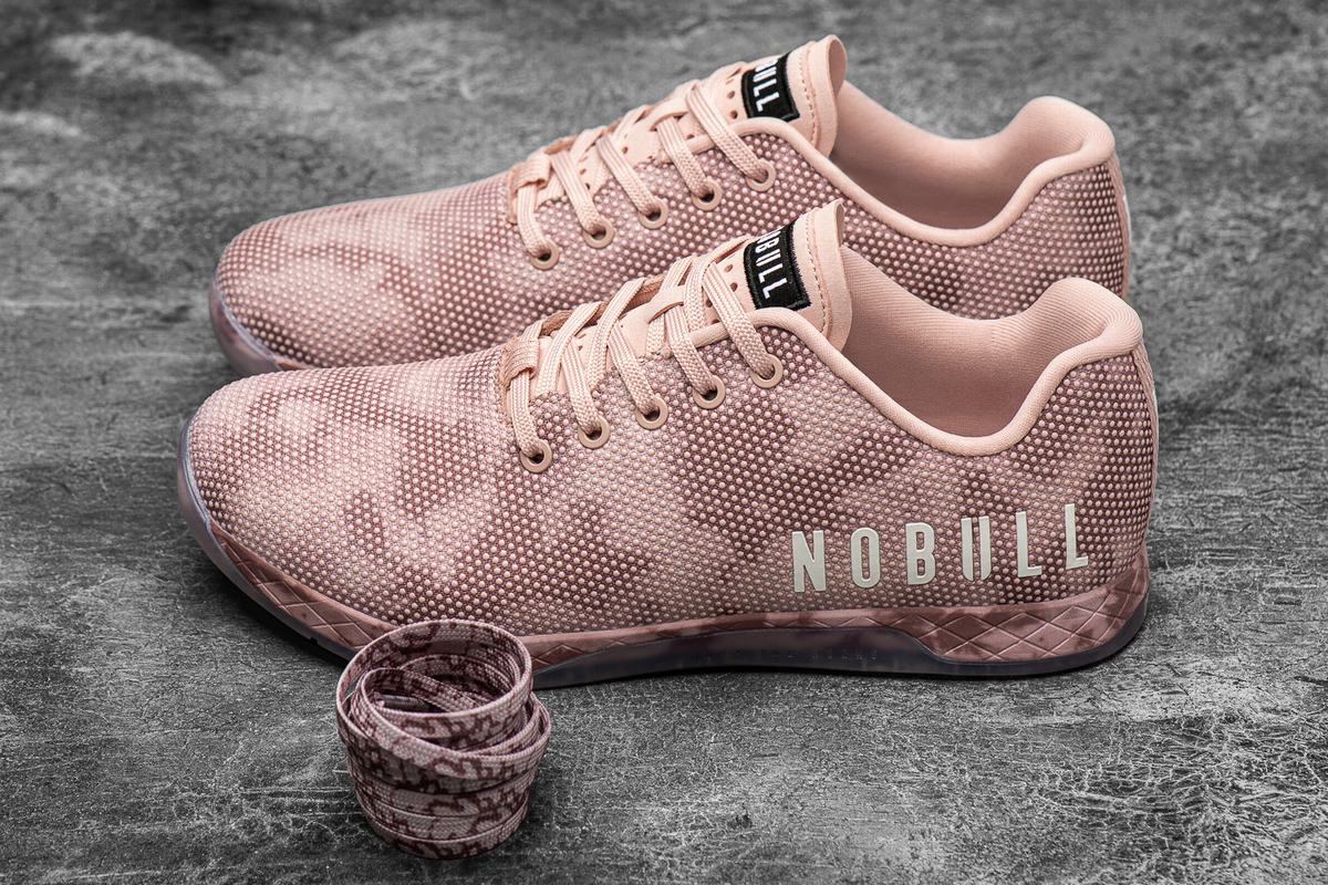Nobull Superfabric Tie-Dye Trainer Fitness Schoenen Dames Roze | 269745-AMV