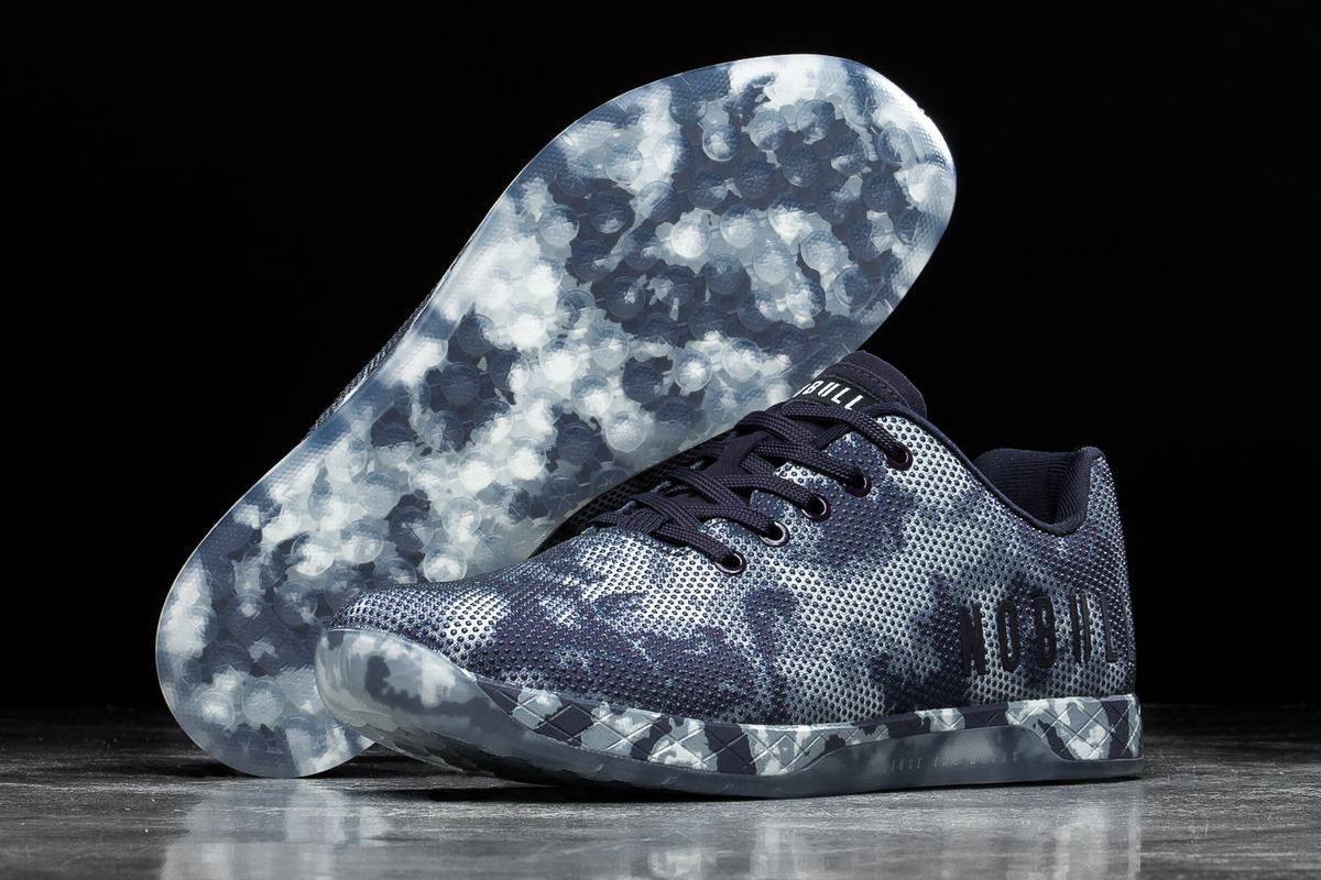 Nobull Superfabric Tie-Dye Trainer Fitness Schoenen Heren Donkerblauw | 392610-NXP