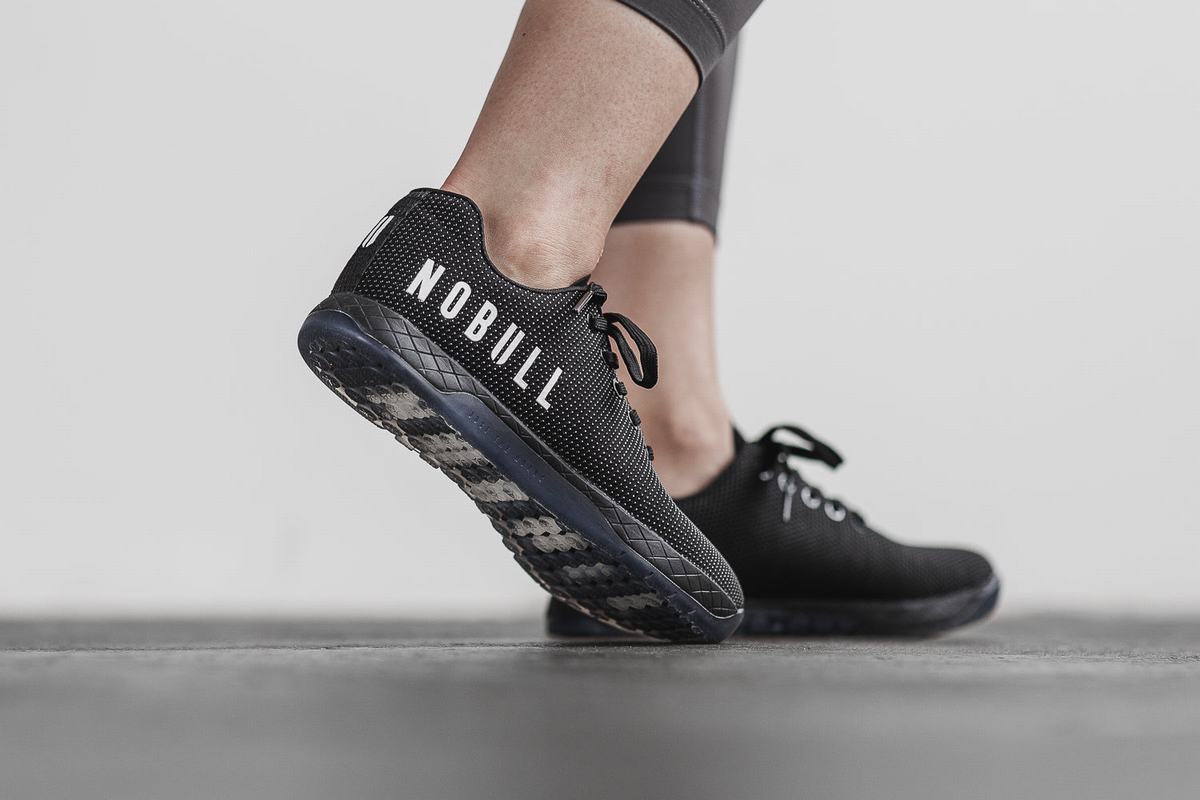 Nobull Superfabric Tokyo Trainer Fitness Schoenen Dames Zwart | 369487-YIK