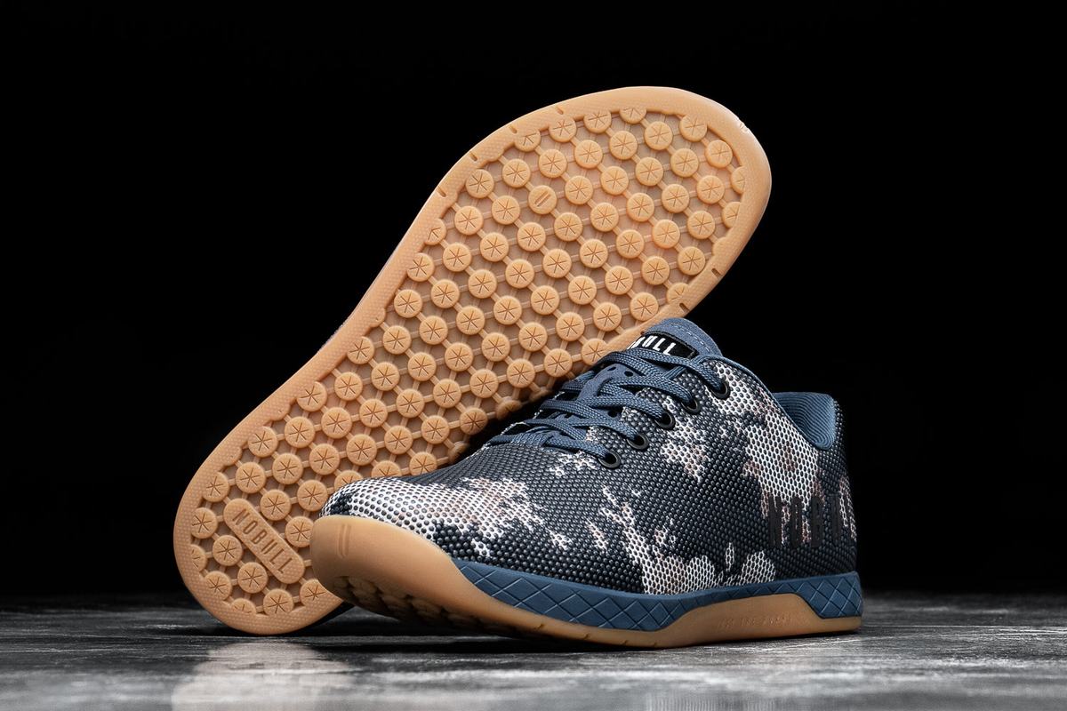 Nobull Superfabric Trainer Fitness Schoenen Heren Donkerblauw Bruin | 023469-VAG