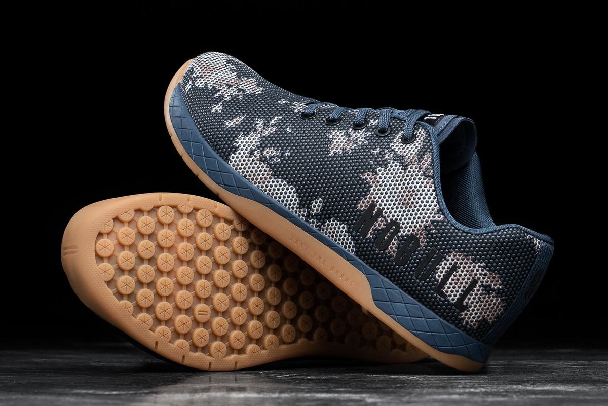 Nobull Superfabric Trainer Fitness Schoenen Heren Donkerblauw Bruin | 023469-VAG